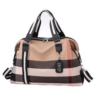 旅行包女短途行李袋2025新款韩版大容量健身包尼龙牛津布包手提包