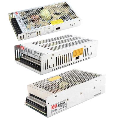 明伟S-200W-24V8.5A5V40A12电源