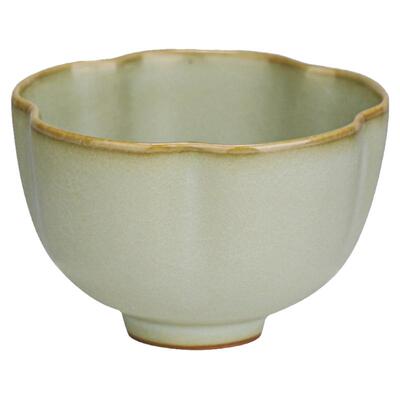 冰裂汝窑茶杯周泽堂瓷器