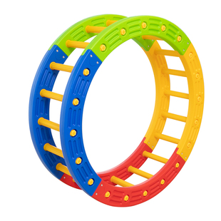 儿童感统训练器材四分之一圆家用室内彩虹桥体能平衡摇滚圈半月摇