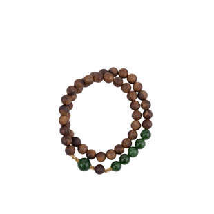 沉香官方旗舰店和田玉手串念珠檀香木质佛珠转运珠情绪稳定神器