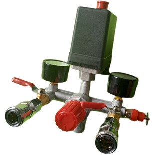 气泵压缩机空压机总成配件 巴马支架阀门气压表压力开关组合套装