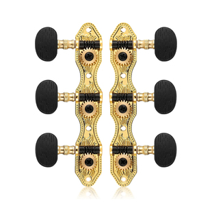 高档古典吉他旋钮弦扭弦轴弦准三联连两排