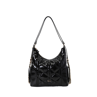 南风Chio2nd 贵气流金托特包包女复古菱格hobo包通勤单肩斜挎大包