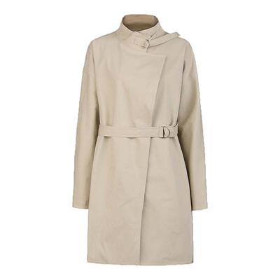 sdeerOL风立领收腰中长款风衣