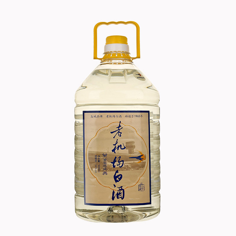 老机场5升老字号55度纯粮优级酒