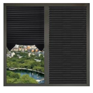 窗帘遮光免打孔安装卧室窗户遮阳帘简易遮阳布阳台隔热防晒遮挡帘