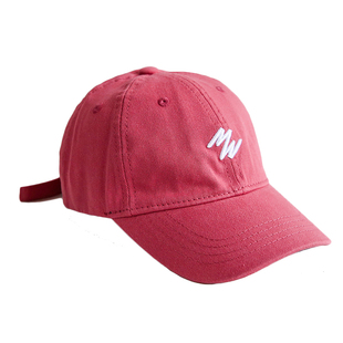 2025年女童鸭舌帽休闲棒球帽儿童帽子男孩女孩春秋纯棉红色中大童