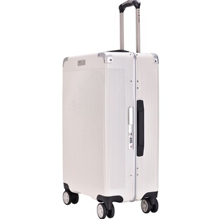 银座拉杆箱万向轮铝框行李箱20寸防刮复古纯PC学生旅行箱28寸男女