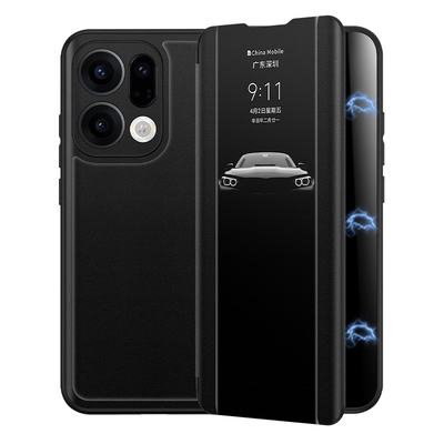 oppofindX9磁吸翻盖式手机壳