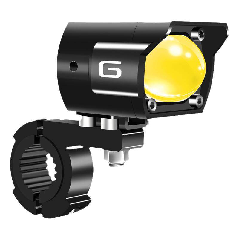 石栏摩托车射灯电动车铺路灯远近光爆闪LED切线透镜辅助灯GT20MAX