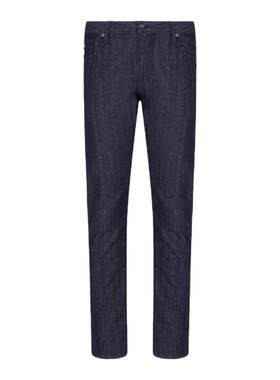 EMPORIO ARMANI 男士低腰修身微弹棉麻薄款牛仔裤银泰百货 301574