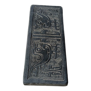 复古青铜器拓片模具西周双凤纹拓板非遗研学教具拓印素材传拓定制