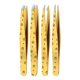 高端眉夹小镊子拔毛钳胡子神器高精密不锈钢夹子修眉钳假睫毛工具