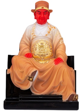 郭圣王神像广泽尊王郭圣王公尊王佛像圣丰汉白玉家用佛像摆件