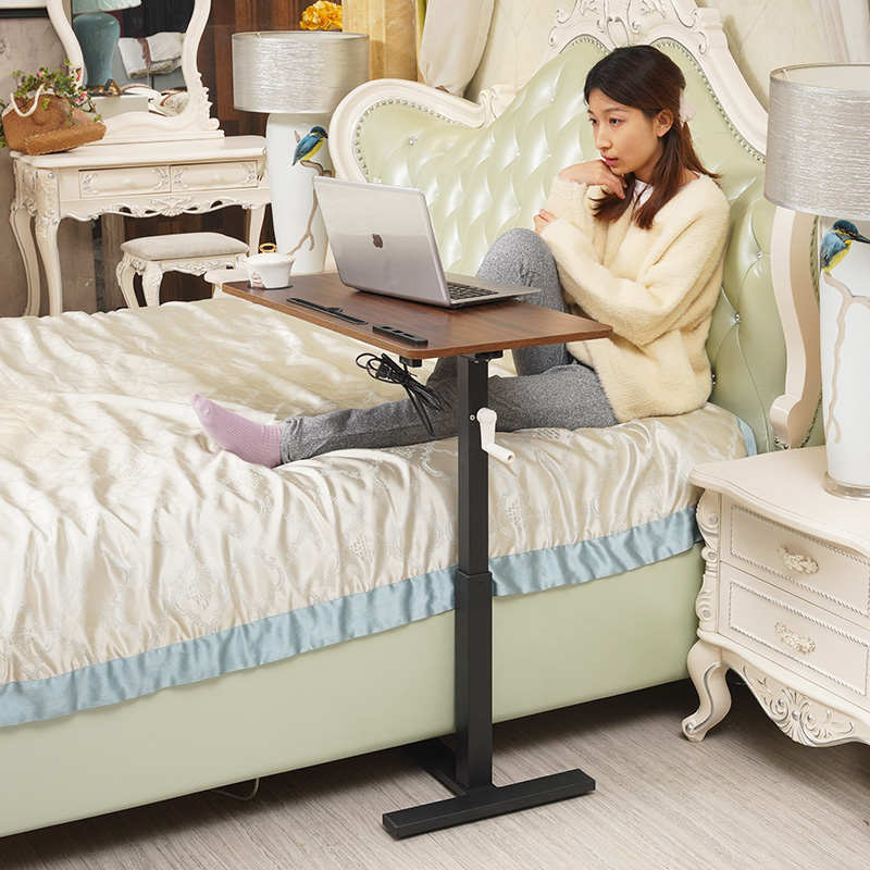 床边桌可移动床上电脑桌卧室桌子升降书桌家用笔记本学习折叠桌小