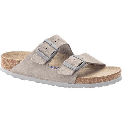 BIRKENSTOCK勃肯绒面革软底拖鞋