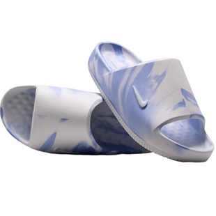 NIKE耐克女子CALM SLIDE 2.0 MARBLE运动休闲拖鞋II7271-101
