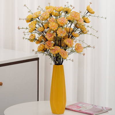 欧式陶瓷花瓶摆件客厅插花仿真花高档家居装饰电视柜餐桌花艺摆设