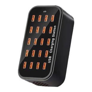 多口usb充电器智能多孔插头座工作室适用于小米平果安卓手机多孔插头手机充电站多功能10/12/30/60口排插座