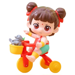 魔童三太子闹街哪吒盲盒2025新款女孩可爱网红爆款小哪吒手办礼物