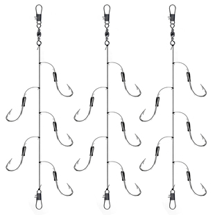 防缠串钩丸世鱼钩抛竿线组鲫鱼白条黄辣丁海杆路亚连接子线钩仕挂