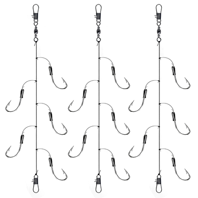 防缠串钩丸世鱼钩抛竿线组鲫鱼白条黄辣丁海杆路亚连接子线钩仕挂