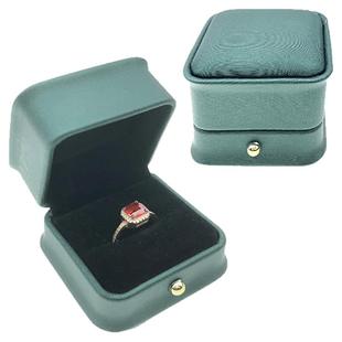 粤星泰首饰收纳盒高档拉丝皮戒指手镯吊坠项链手链饰品珠宝首饰盒