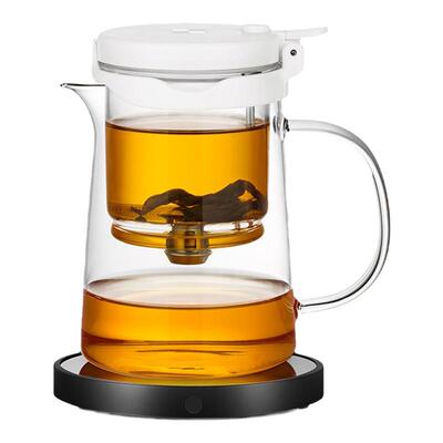 邦田全玻璃飘逸杯一键过滤泡茶壶