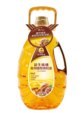 醇油坊5l食用油花生核桃油烟少