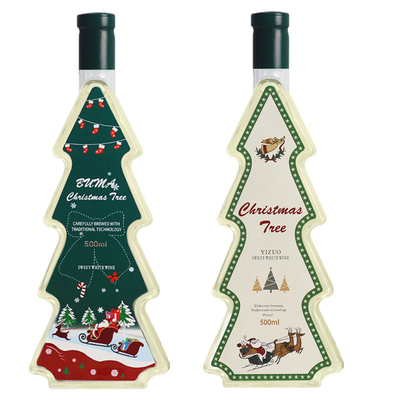 圣诞树酒雷司令甜白葡萄酒低度数甜型红酒女士微醺晚安酒节日礼物