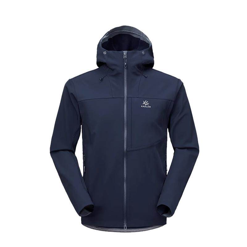 KAILAS凯乐石M8连帽软壳衣夹克防风防泼耐磨透气户外徒步外套男款