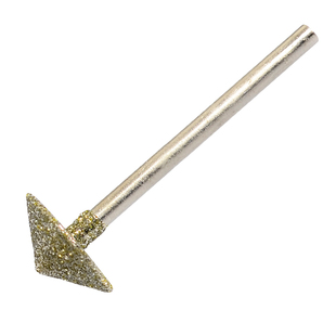 伞形金刚砂打磨玉石翡翠雕刻磨头电动锥形平安扣加工倒角打磨工具