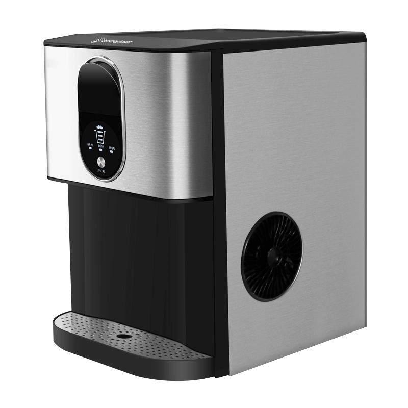 美国西屋制冰机商用小型即时出冰30KG迷你家用实心小方冰颗粒便携