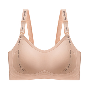 十月名裳孕妇哺乳内衣大胸显小聚拢防下垂产后喂奶怀孕期专用文胸