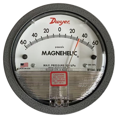 德威尔压差表2000型Dwyer差压表洁净室机械式风压表指针负压表