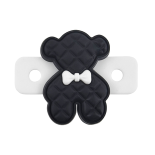 网球拍避震器卡通硅胶纽扣减震粒可爱黑白双扣固定不易掉网球配件