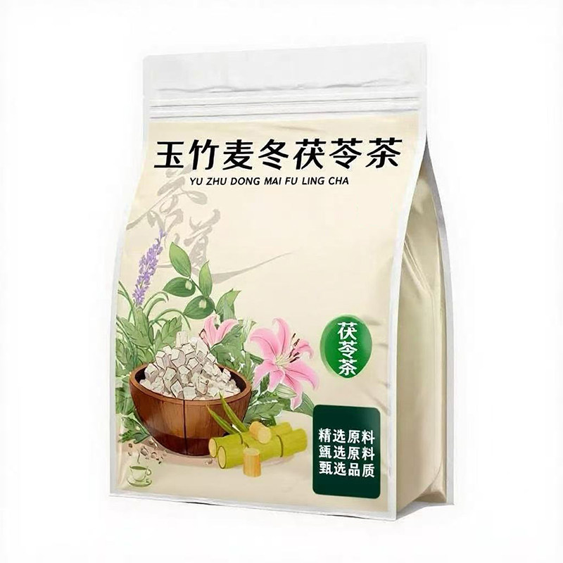 玉竹生津水玉竹百合麦冬茯苓雪梨饮润燥润肺五物汤补津液养生茶