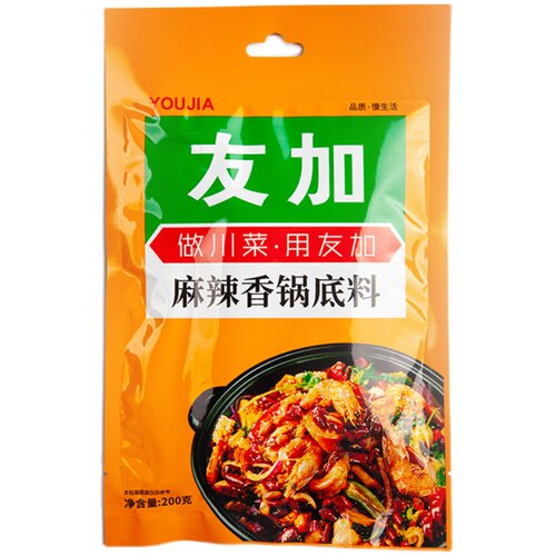 友加麻辣香锅干锅调料200g袋酱香底料酱料空气炸锅火锅麻辣烫香辣