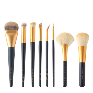 尔木萄圆头遮瑕刷黑眼圈无痕270遮暇笔刷腮红泪沟化妆刷平头粉底