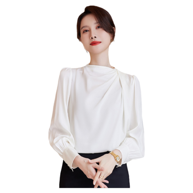 诗璐雅秋季职业长袖衬衫