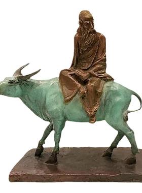 阿斯蒙迪王志杰原创青铜老子雕塑