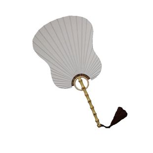 宣纸团扇竹根宫扇古典仕女宫扇空白书画手绘创作双面半熟芭蕉扇子