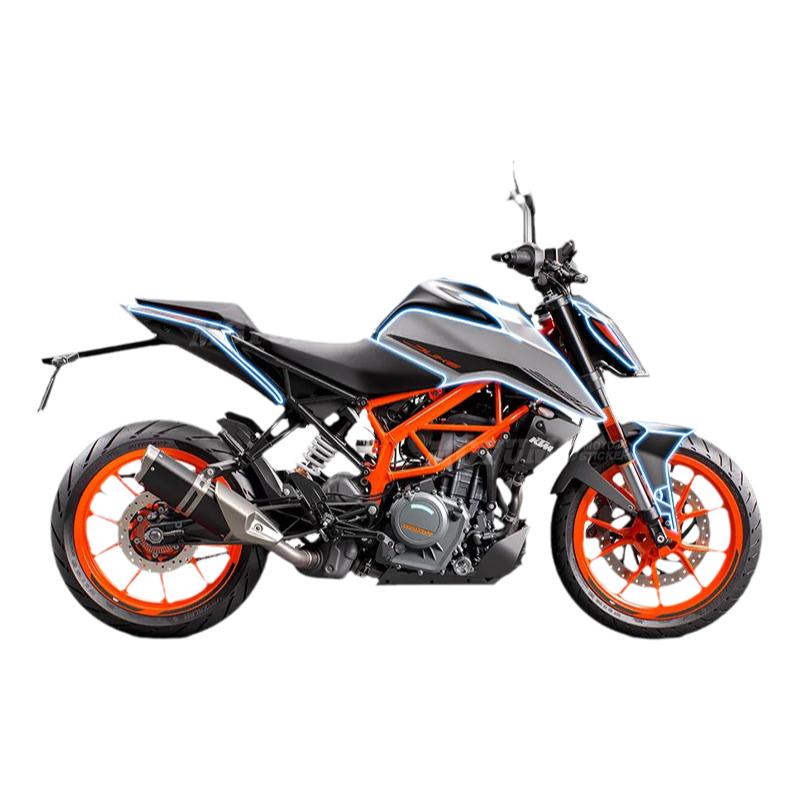 适用KTM杜克DUKE390隐形车衣贴膜