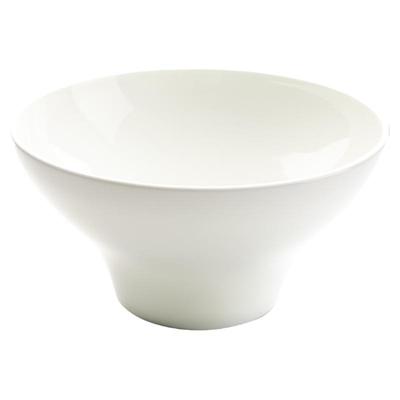 日式家用纯白无铅骨瓷饭碗大汤碗
