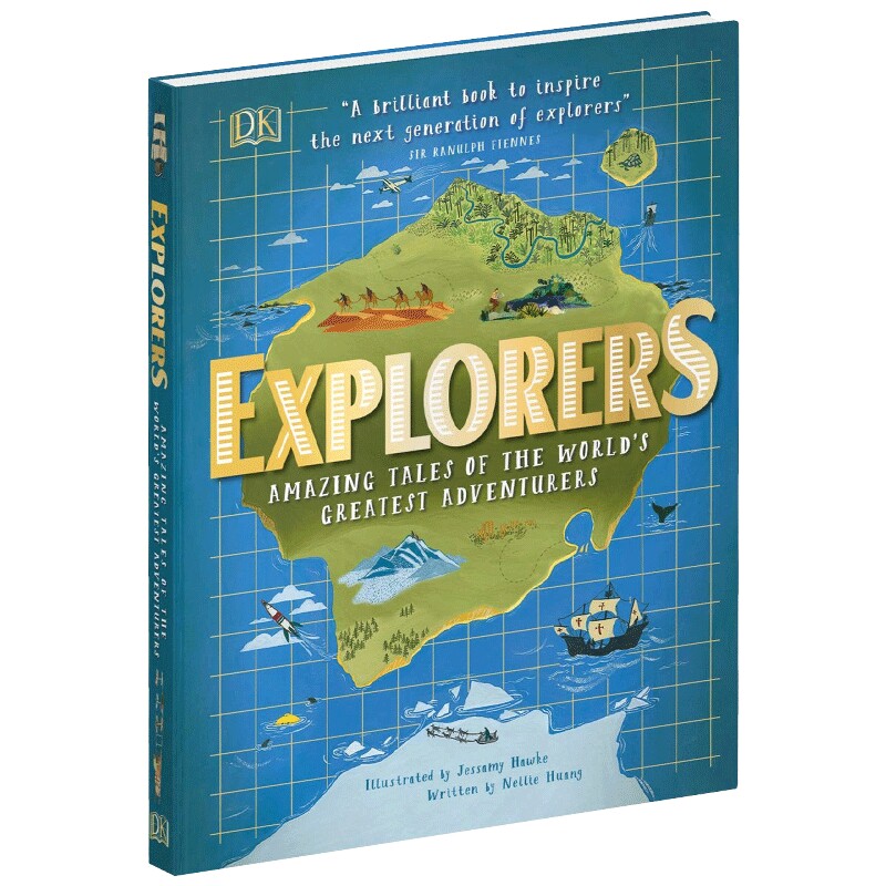 探险家 伟大冒险家的惊奇故事 英文原版 Explorers 儿童英语科普读物 世界自然地理知识 英文版进口原版书籍