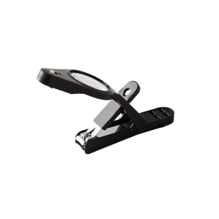 日本指甲剪放大镜指甲钳带灯老人儿童专用指甲刀大号防飞溅开口钳