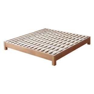 实木榻榻米排骨架床架无床头的床定制床任意尺寸民宿无靠背床矮床