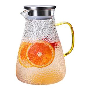 冷水壶凉水壶玻璃耐高温水壶大容量泡茶壶家用开水杯果汁储水扎壶