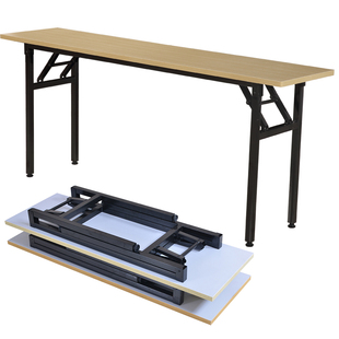 加厚简易折叠桌酒店会议桌长条桌办公桌培训桌IBM桌学生桌条形桌